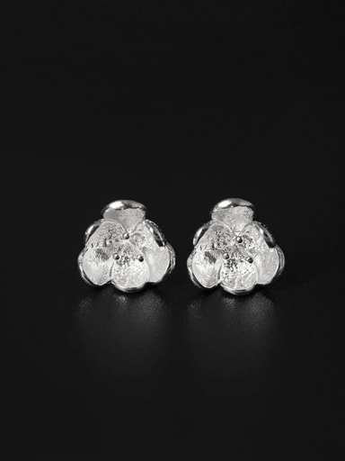 925 Sterling Silver Flower Cute Stud Earring
