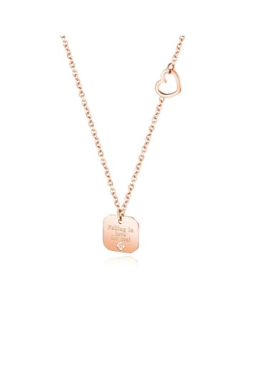 Titanium Heart Minimalist Necklaces