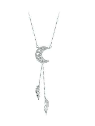 925 Sterling Silver Tassel Minimalist Necklace