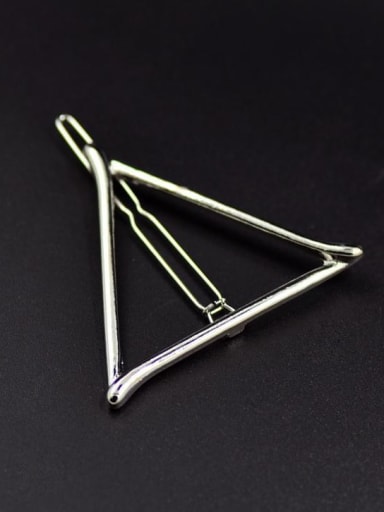 Triangle Silver H25 Alloy Minimalist Geometric Hair Pin