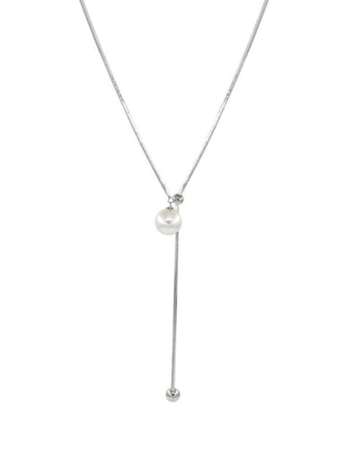 custom 925 Sterling Silver Tassel Minimalist Tassel Necklace