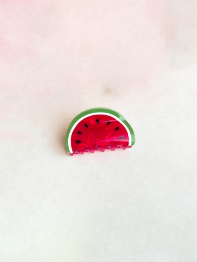 Watermelon 8cm Cellulose Acetate Trend Friut Alloy Multi Color Jaw Hair Claw