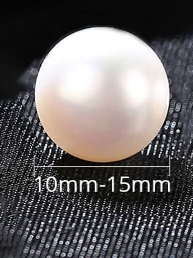 10 3I12 925 Sterling Silver Freshwater Pearl Round Minimalist Stud Earring
