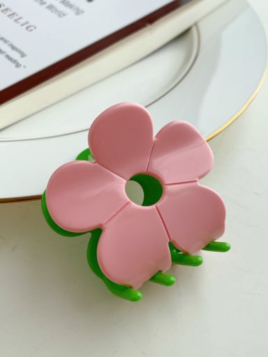 Cellulose Acetate Cute Flower Alloy Multi Color Jaw Hair Claw