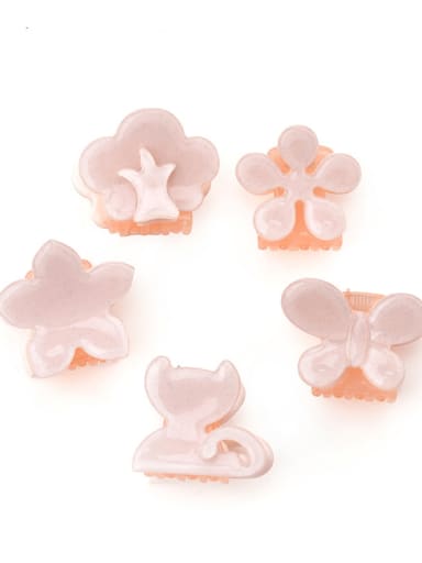 Cellulose Acetate Cute Flower Zinc Alloy Jaw Hair Claw