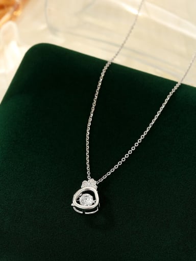 925 Sterling Silver Cubic Zirconia Zodiac Trend Necklace
