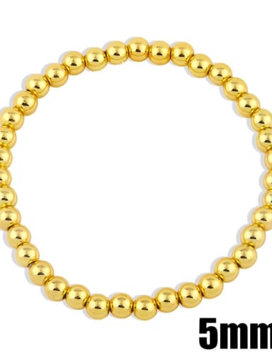 Gold 5mm Brass Ball Minimalist Bead Chain