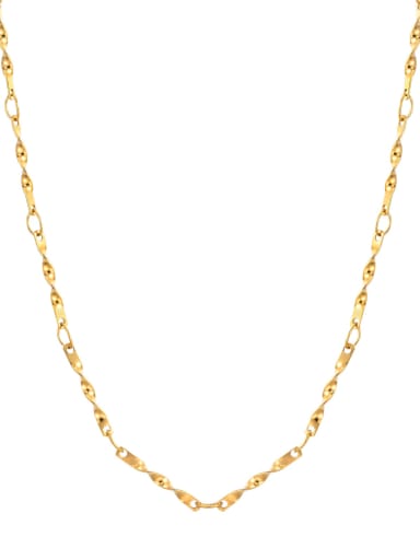 Stainless steel Irregular Chain Minimalist Necklace