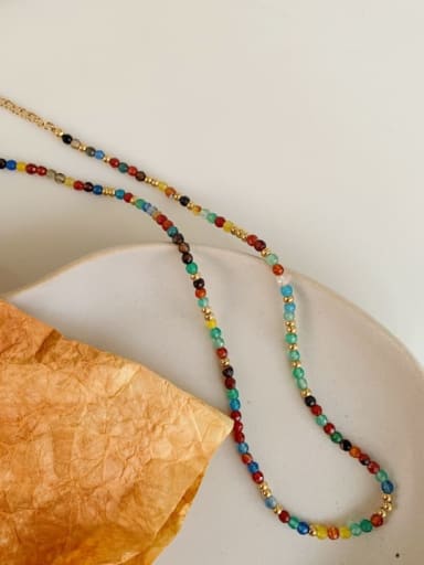 Titanium Steel MGB beads Heart Minimalist Necklace