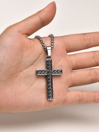 pendant not  matching chain Stainless steel Cross Hip Hop Regligious Necklace