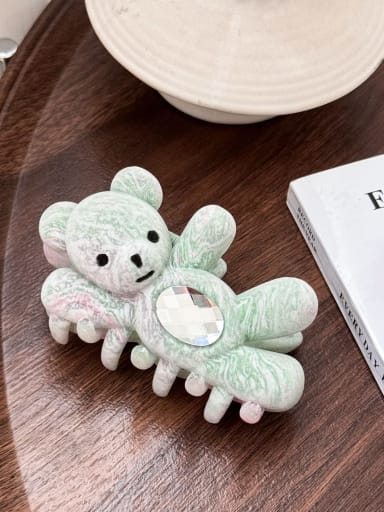 Trend Bear Alloy Resin Multi Color Jaw Hair Claw