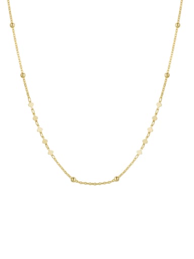 Golden 925 Sterling Silver Heart Minimalist Necklace
