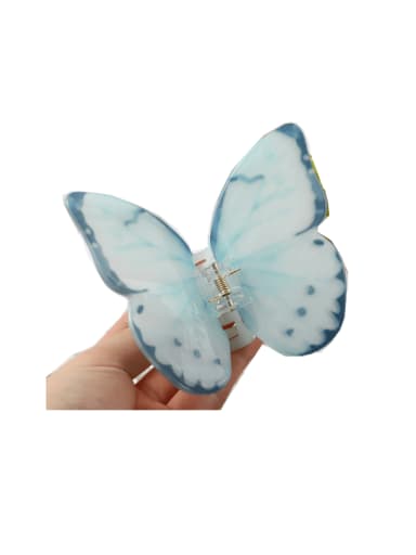 H648 Cellulose Acetate Trend Butterfly Alloy Jaw Hair Claw