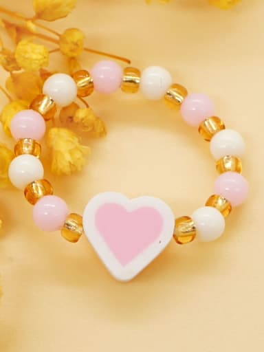 MGB beads Heart Cute Band Ring