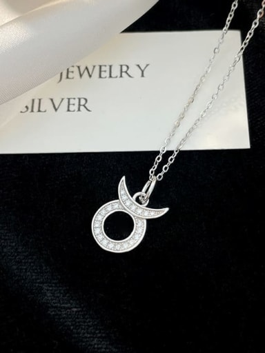 925 Sterling Silver Cubic Zirconia Constellation Dainty Necklace