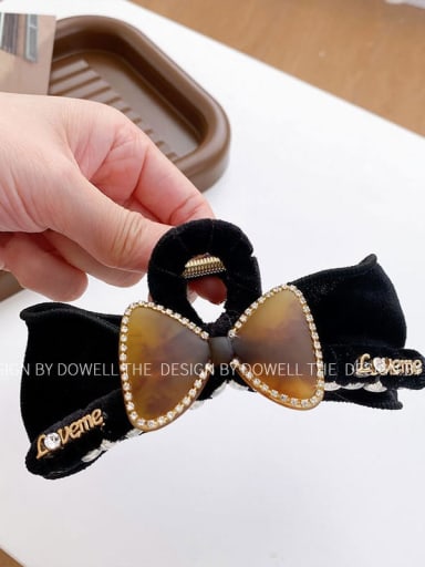 Alloy Fabric Trend Bowknot  Jaw Hair Claw