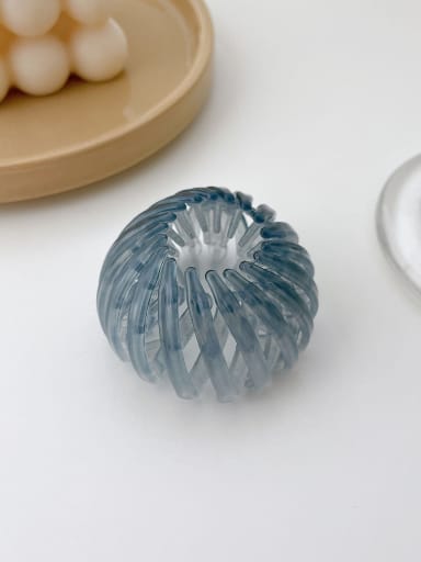 Jelly ash 4.5cm Resin Trend Geometric  Multi Color Bird's nest Jaw Hair Claw
