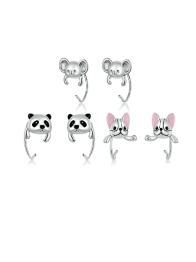 925 Sterling Silver Animal Cute Stud Earring