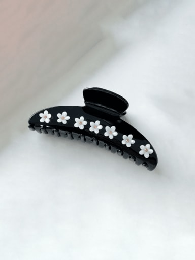 Cellulose Acetate Trend Flower Alloy Jaw Hair Claw