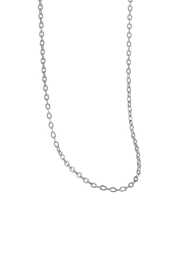 925 Sterling Silver Irregular Minimalist Cable Chain