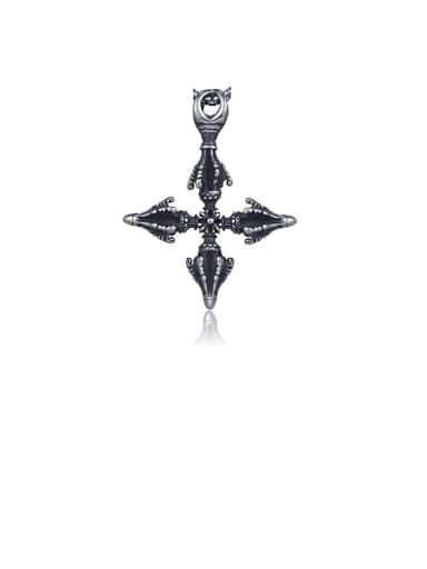Pendant (without necklace) Titanium Vintage  Cross Pendant
