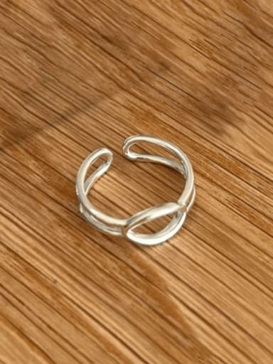 925 Sterling Silver Irregular Minimalist Midi Ring