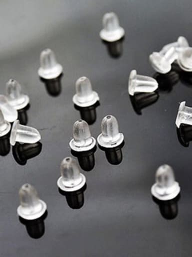 Silicone ear plug 925 Sterling Silver Irregular Minimalist Ear Cap Earplugs