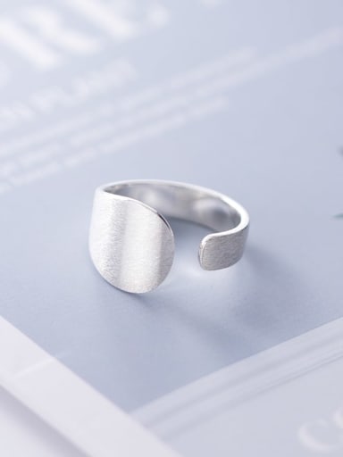 925 Sterling Silver Smooth Geometric Minimalist Band Ring