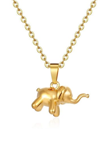 Stainless steel Elephant Cute Necklace