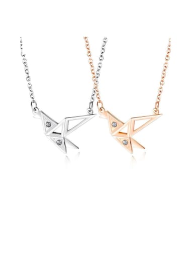 Titanium Triangle Minimalist Necklaces