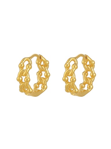 Copper Alloy Geometric Vintage Huggie Earring