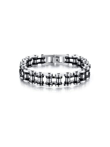 Stainless steel Geometric Chain Hip Hop Link Bracelet