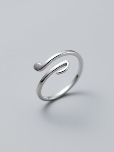 925 Sterling Silver Irregular Minimalist Band Ring