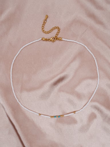 Miyuki Millet Bead Multi Color Bohemia Handmade Beaded Necklace