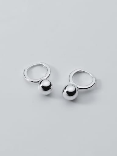 925 Sterling Silver Geometric Minimalist Huggie Earring