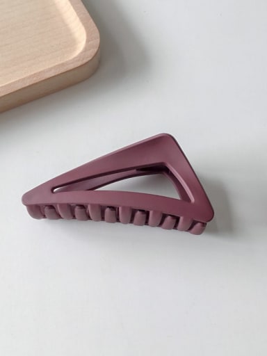 Alloy Cellulose Acetate Vintage Triangle Jaw Hair Claw