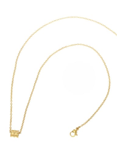 A small waist Necklace (O-shaped chain) Alloy Cubic Zirconia Geometric Dainty Necklace