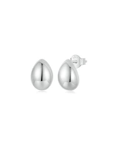 925 Sterling Silver Water Drop Minimalist Stud Earring