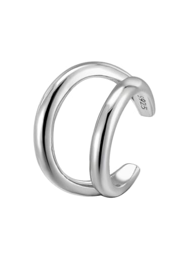 925 Sterling Silver Geometric Minimalist Single Earring( Single-Only One)