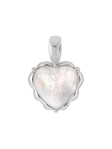 925 Sterling Silver Vintage Heart Pendant