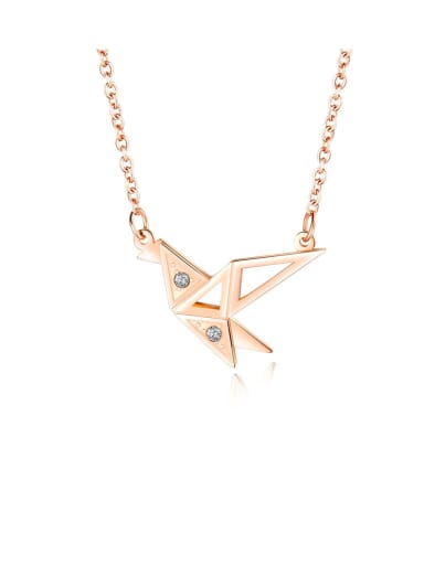 Titanium Triangle Minimalist Necklaces