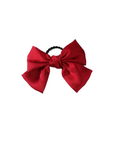 B red (hair rope) Alloy With Gun Plated Fashion Ribbon  Butterfly Hair Ropes