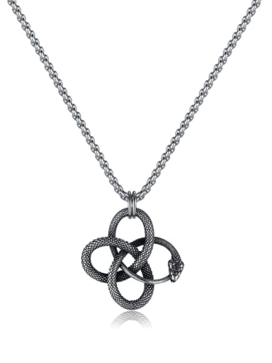 custom Stainless steel Geometric Hip Hop Necklace