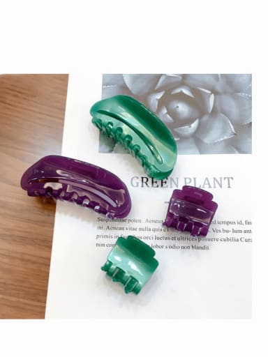 Alloy  Cellulose Acetate Trend Geometric Jaw Hair Claw