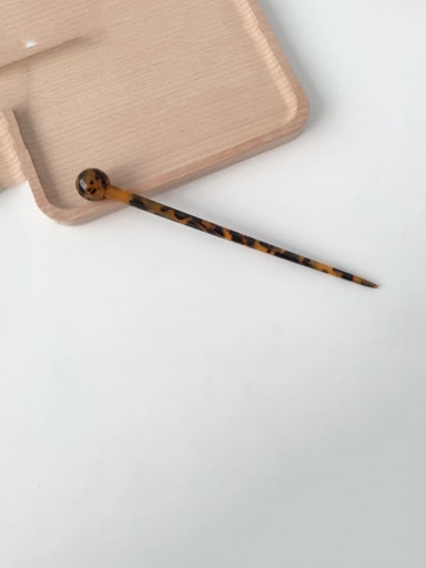 Hawksbill shell Cellulose Acetate Trend Round Hair Stick