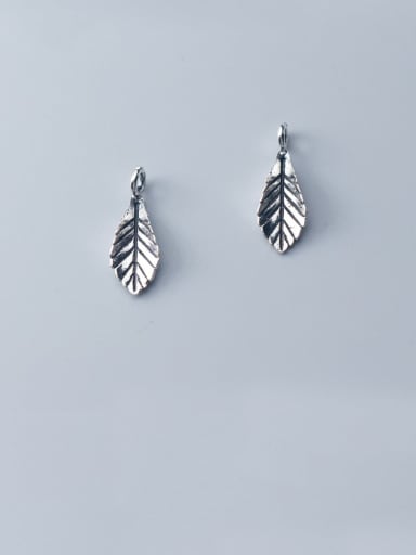 925 Sterling Silver With Vintage Leaf Pendant Diy Accessories