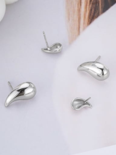 Small size water drop earrings 925 Sterling Silver Water Drop Minimalist Stud Earring