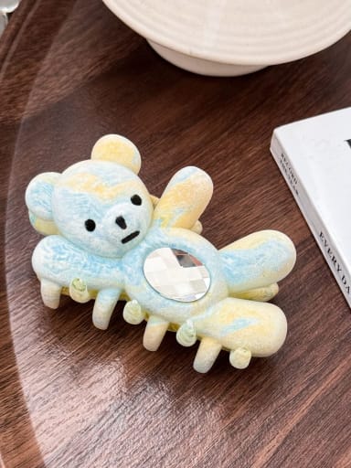 Trend Bear Alloy Resin Multi Color Jaw Hair Claw
