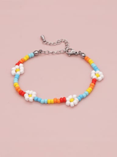 Miyuki Millet Bead Multi Color Flower Bohemia Handmade Beaded Bracelet