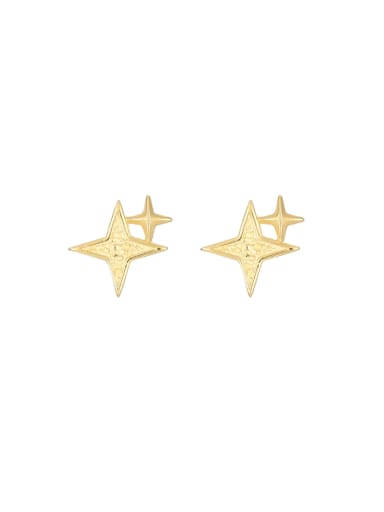 custom 925 Sterling Silver Star Minimalist Stud Earring